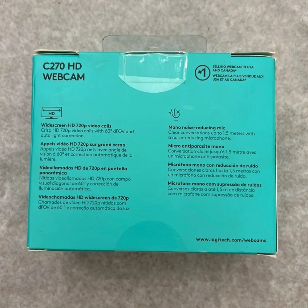 NEw Logitech c270 HD webcam